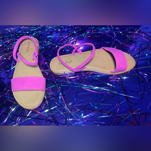 Pink BAMBOO Sandals - Picture 4 of 4